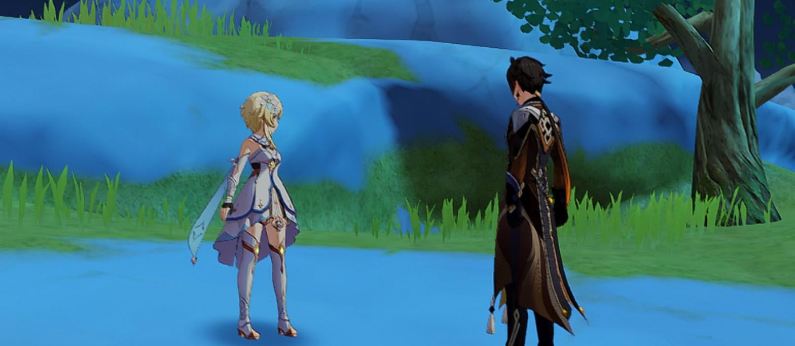 Paimon just fell into the ground...