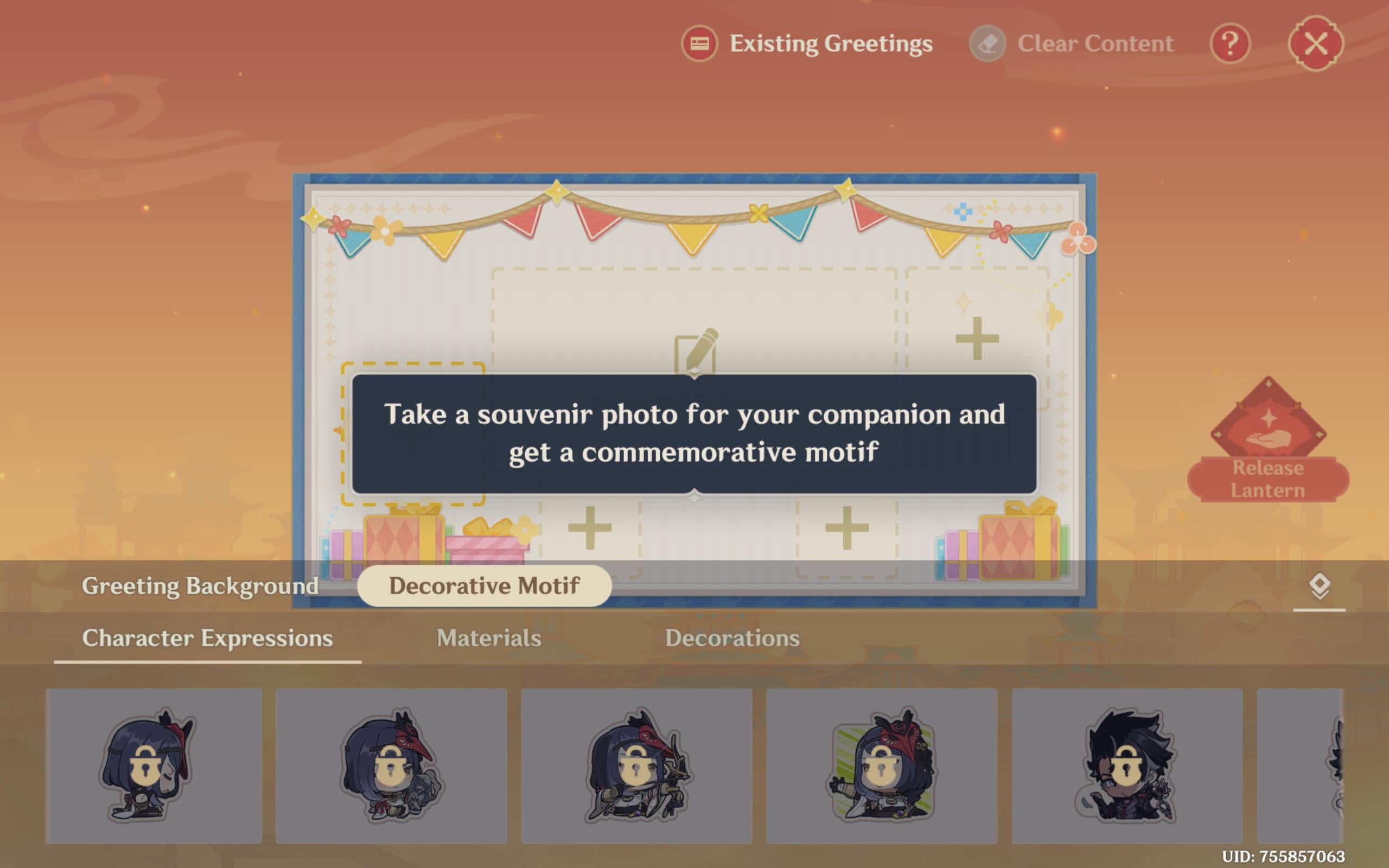 How do we unlock all the character expression motifs?