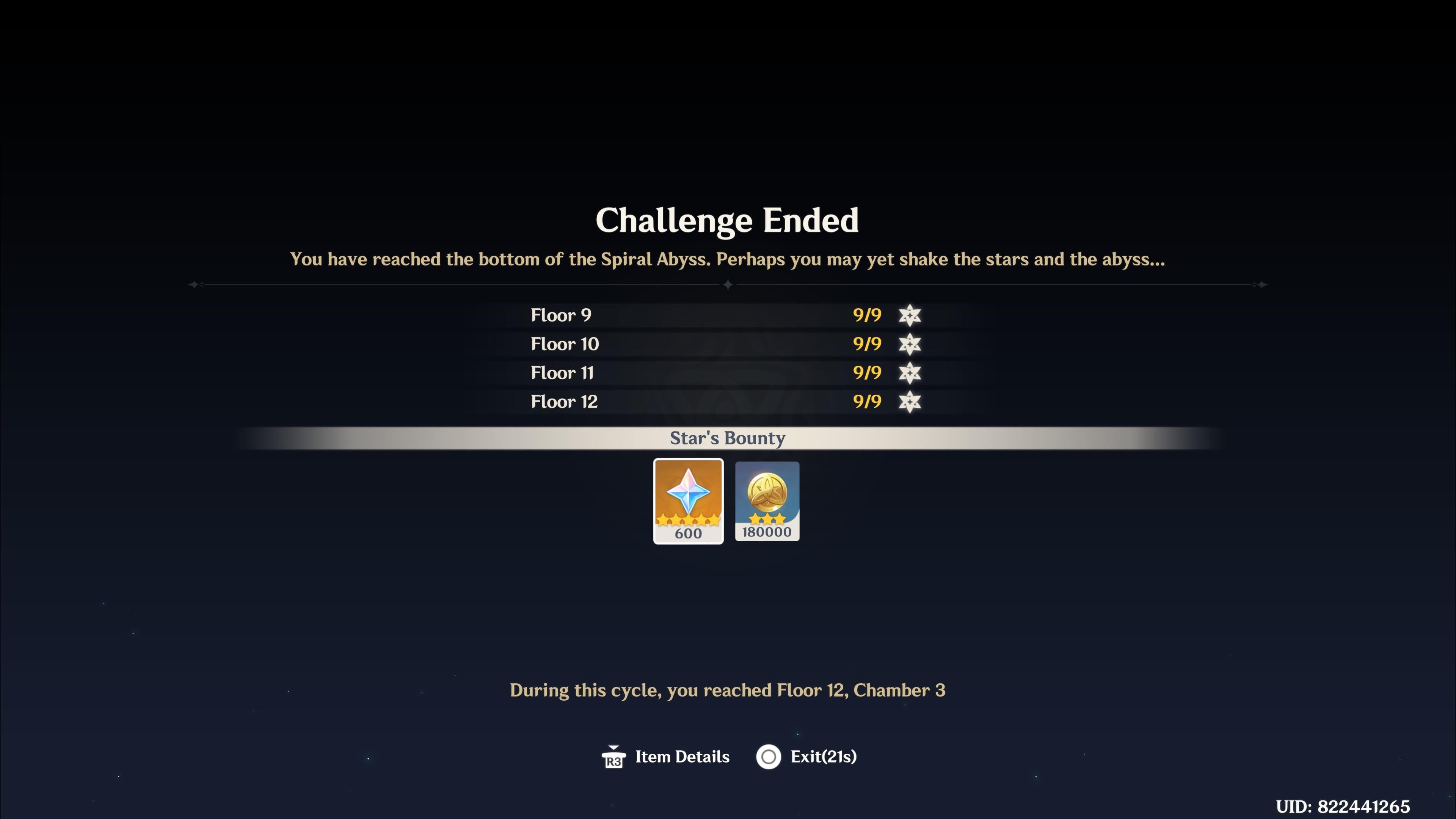 First time completing Spiral Abyss!!!