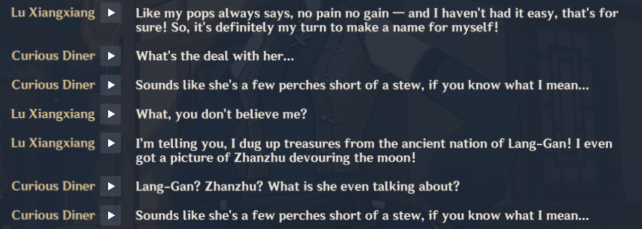 Five minutes into Lantern Rite and already there's bizarre text and audio issues. Did the QA team quit?
