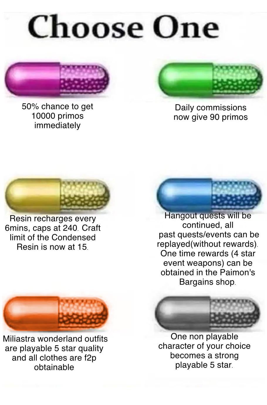 Choose one