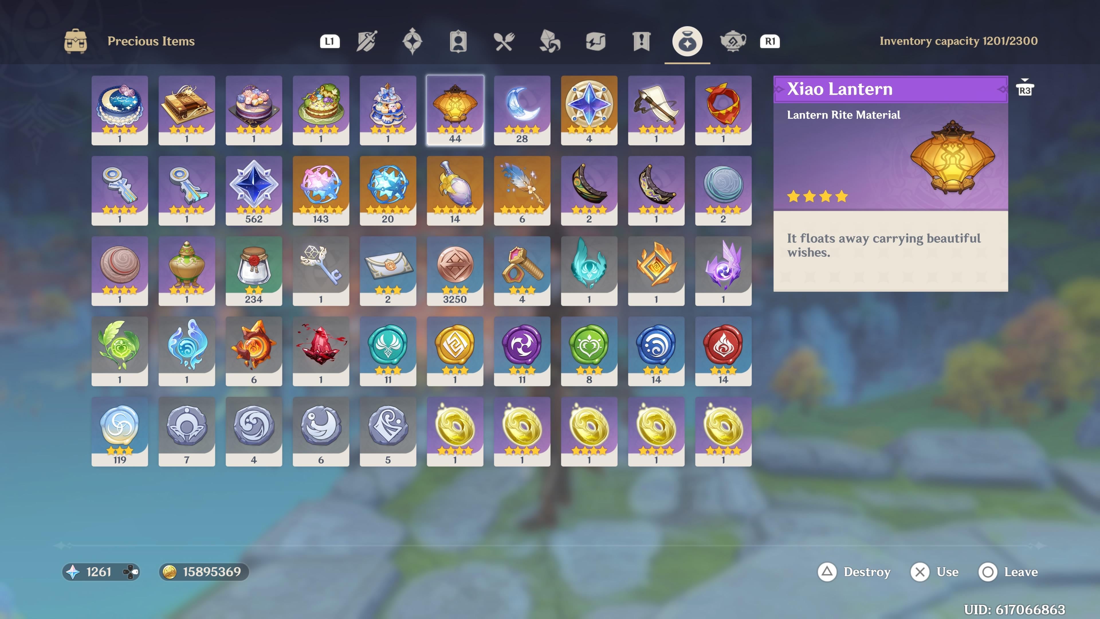 Anyone else still have Xiao Lanterns from the very first Lantern Rite?