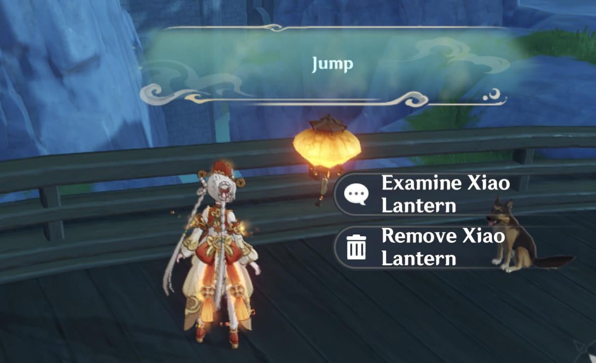 Who sent me this lantern.