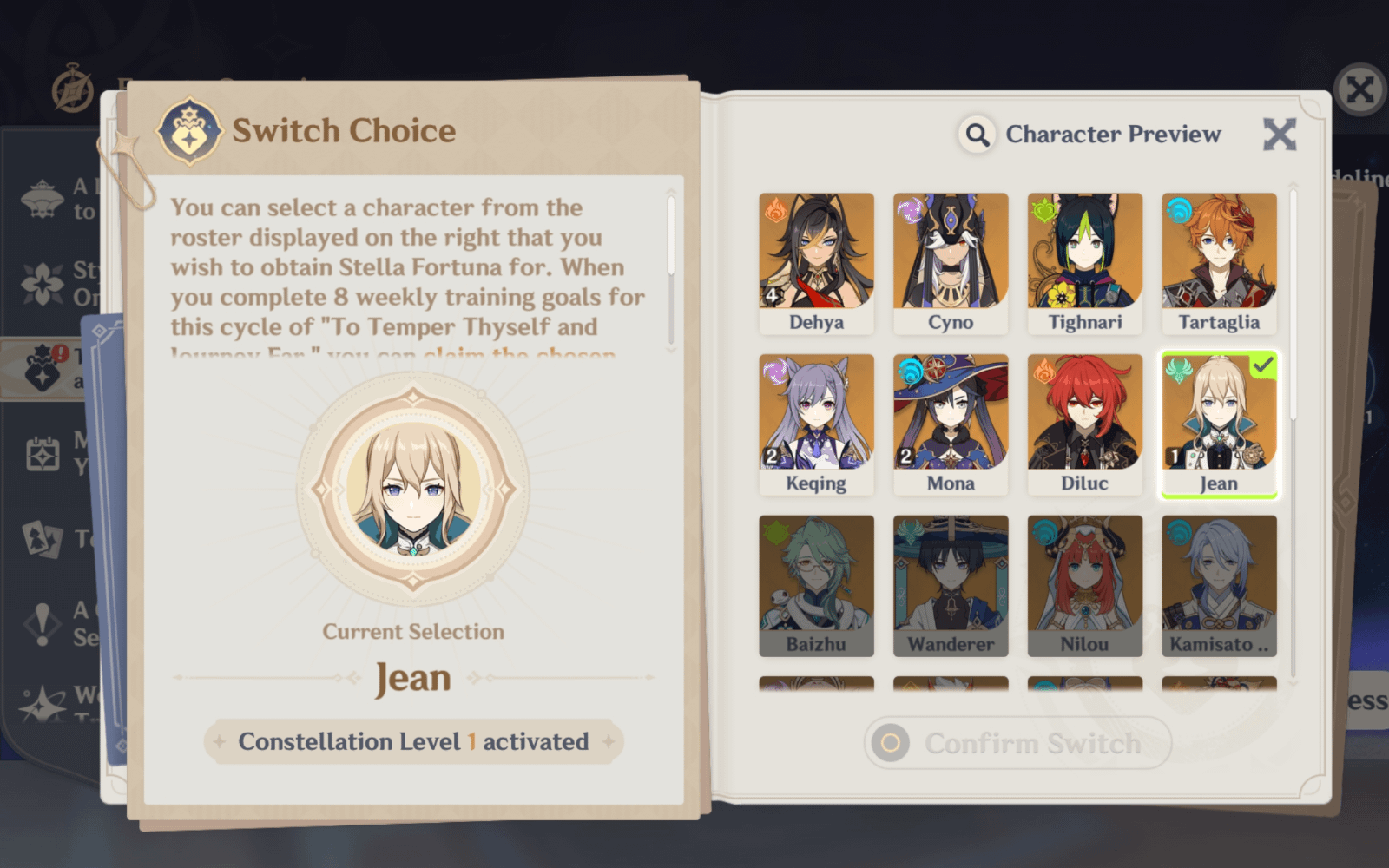 What's s a good con to get? I'm planning on C2 Jean in hopes inlose enough 5050 to c4 her for Varka (cuz no venti) but c1 cyno looks fun but he's benched rn.