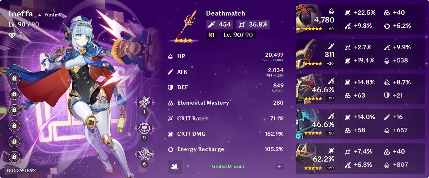 How to improve her build?