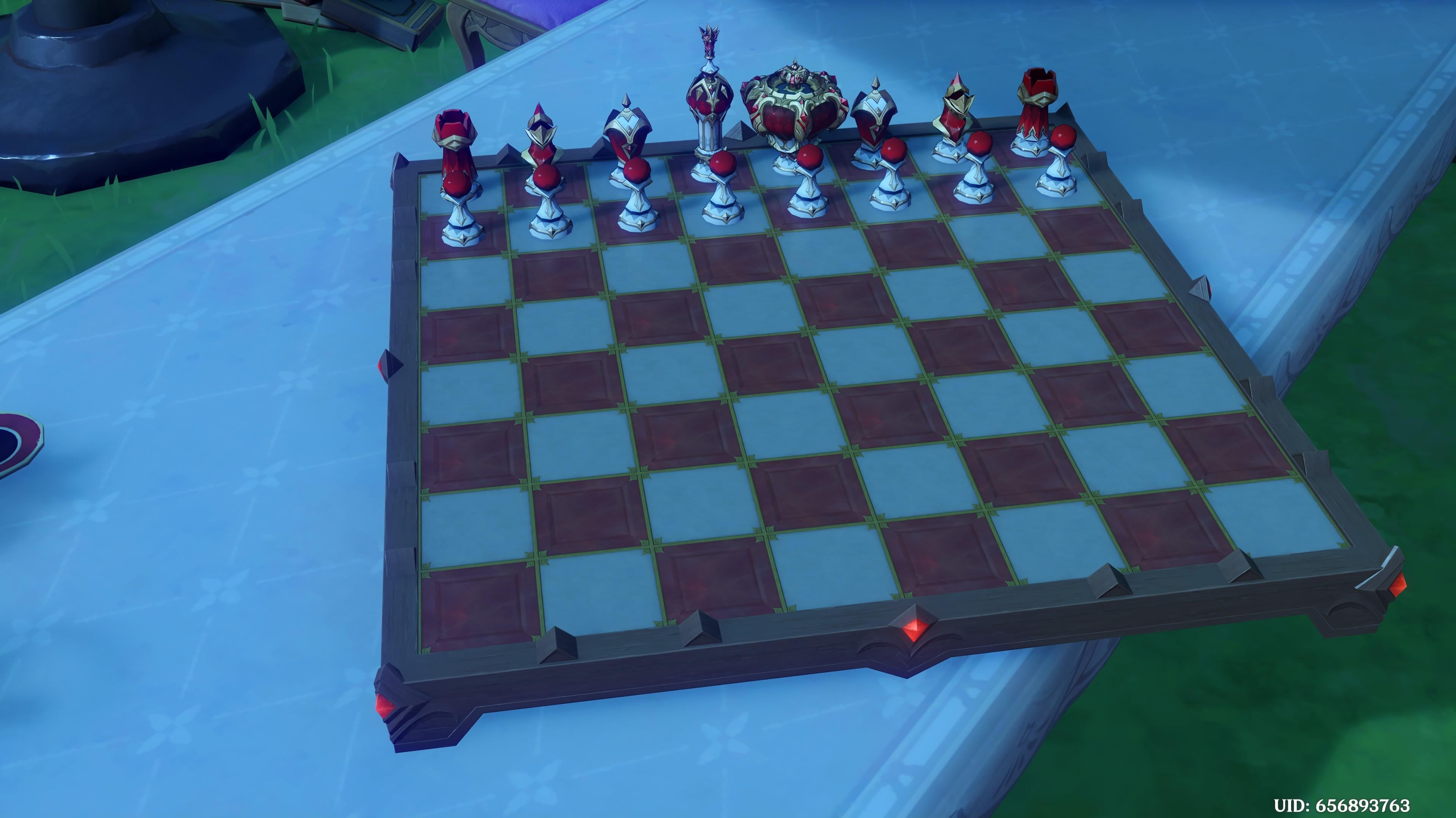 Why doesn’t Alice have the black chess pieces? Is she racist?
