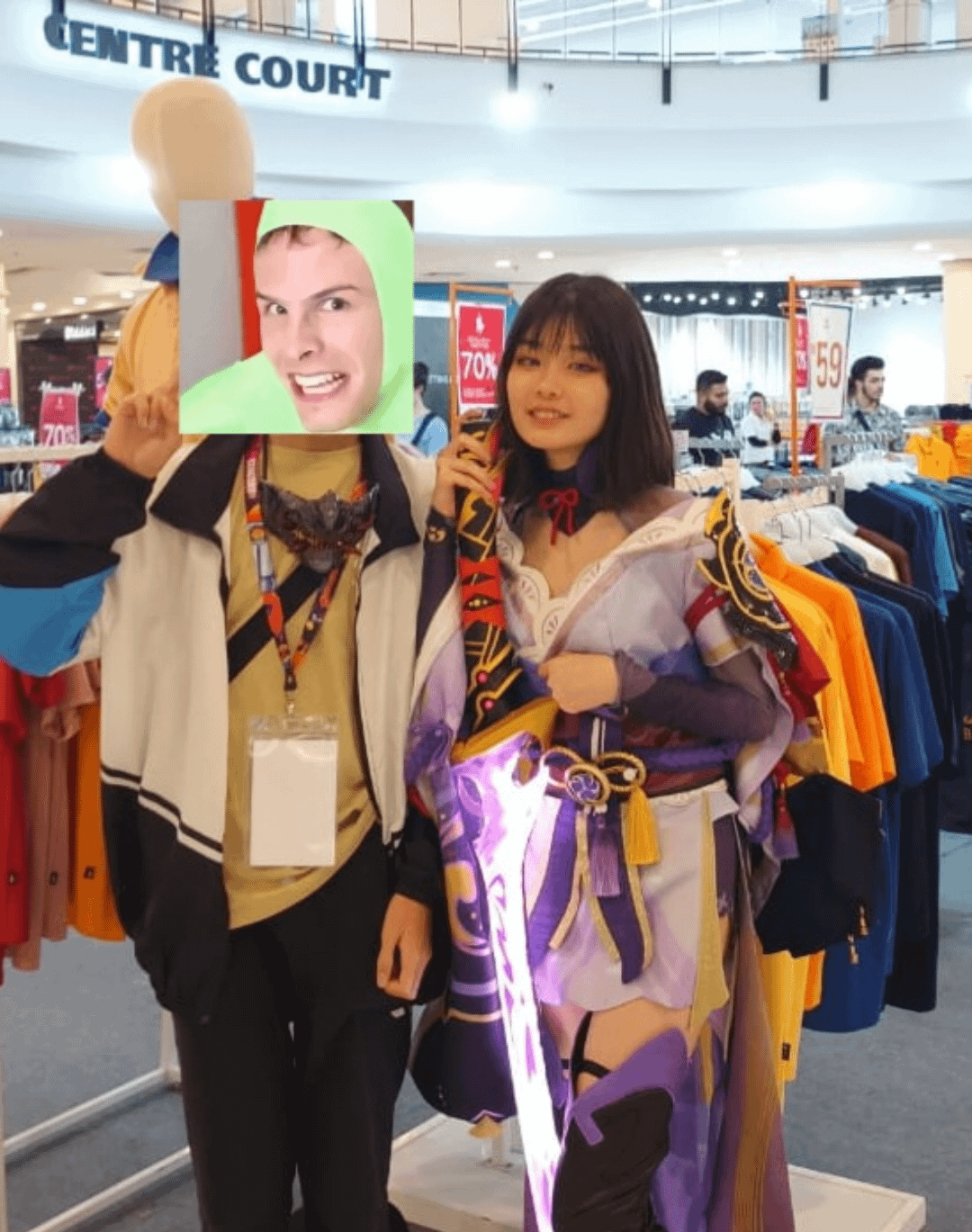 Raiden Shogun Cosplayer I found