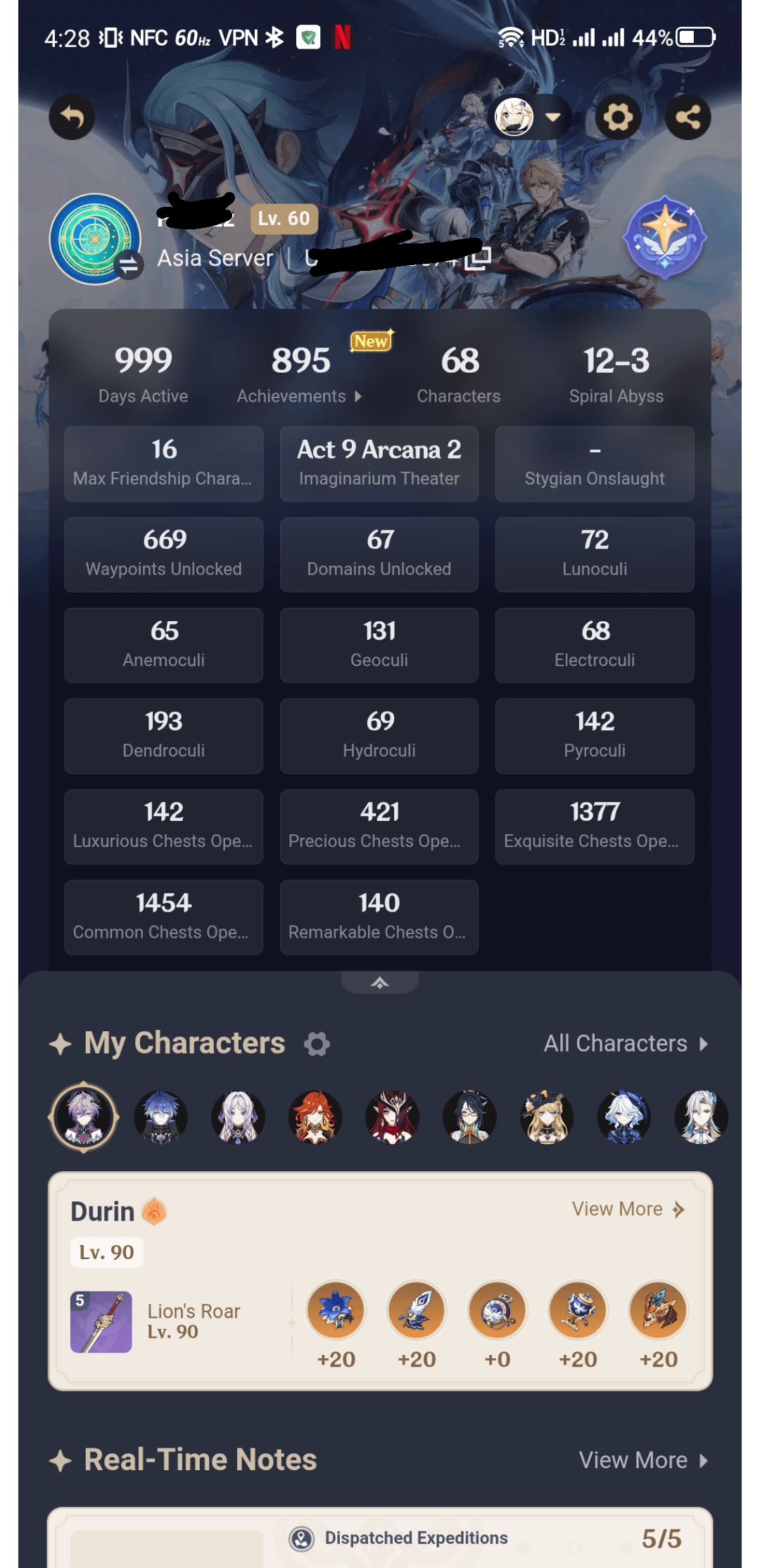 999 days active guys..
