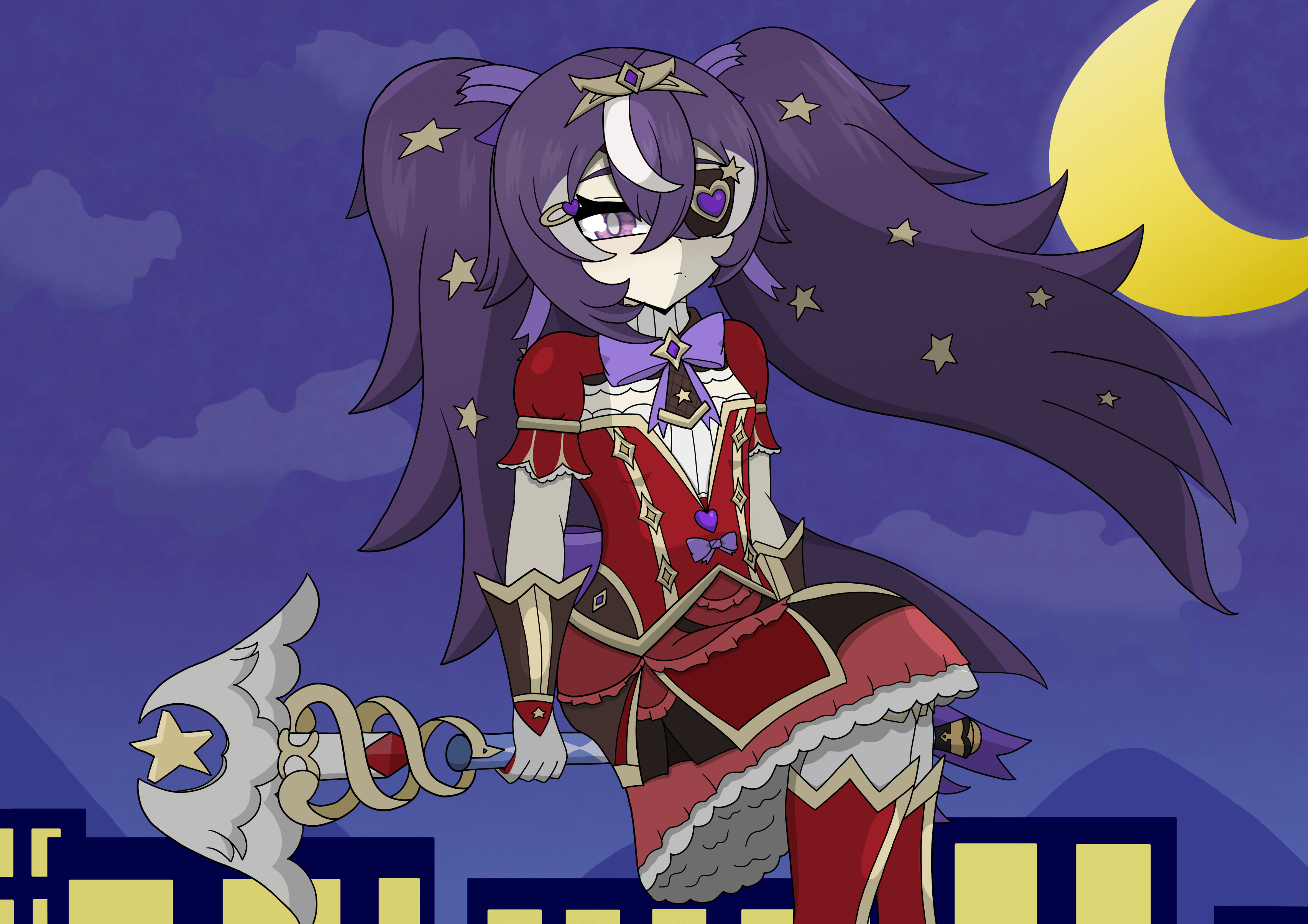 Magical girl ☆ Chevi's night patrol.
